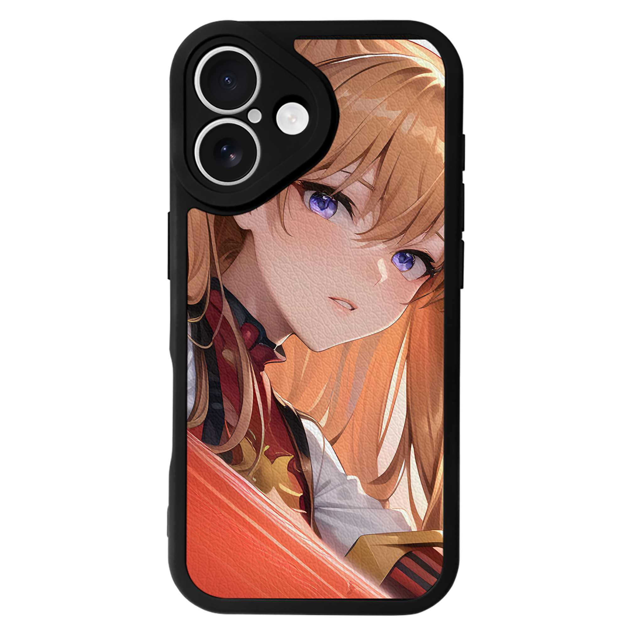 （画像用） EVA 新世紀エヴァンゲリオン 【iPhone 16シリーズ対応】シリコンスマホケース（レザー調） 材質：シリコン